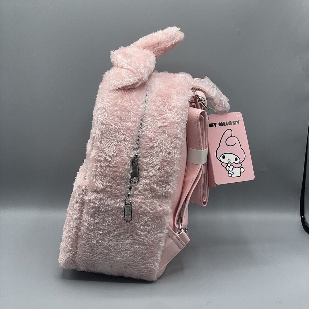 Loungefly My Melody Cosplay Plush Mini Backpack Sanrio NEW - Picture 4 of 9